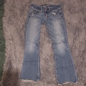 American Eagle Outfitters Light Blue Flare Jeans